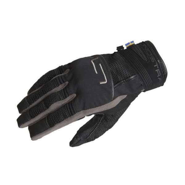 Lindstrands Nyhusen glove blk/grey size 5